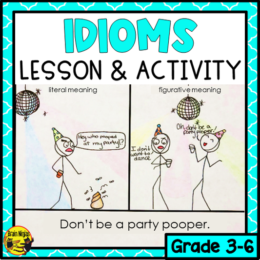 Idiom Lesson and Activity | Paper