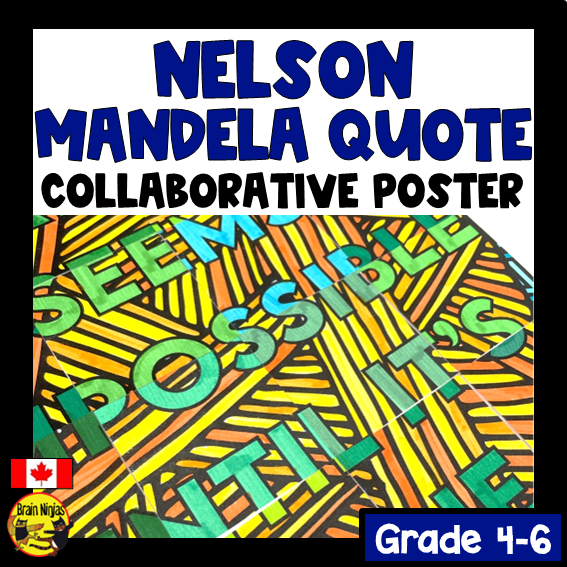 Impossible Quote Collaborative Poster | Nelson Mandela