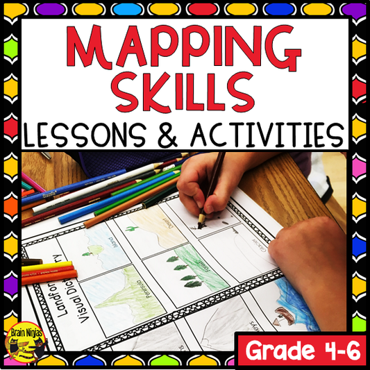 Map Skills Unit | Creative Mapping Activity | Paper