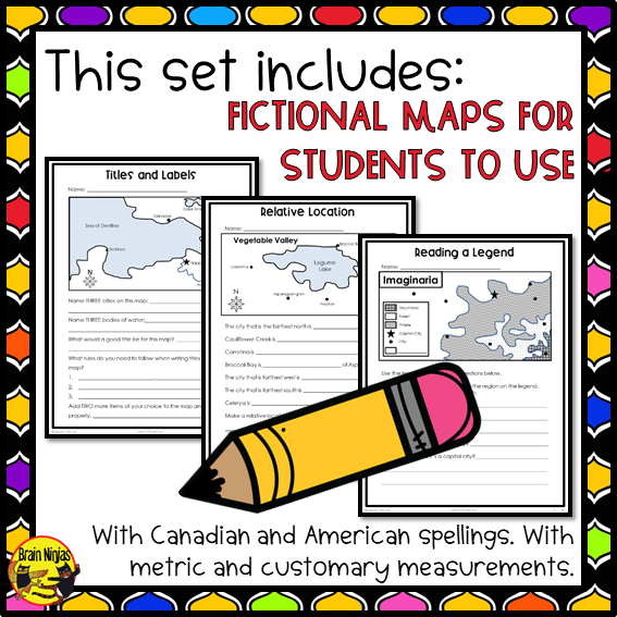 Map Skills Unit | Creative Mapping Activity | Paper