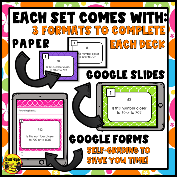 Math Task Cards Bundle | Grade 4 and Grade 5 | Paper and Digital