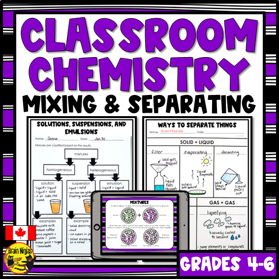 Chemistry Lessons | Mixtures and Separation Techniques | Paper and Digital