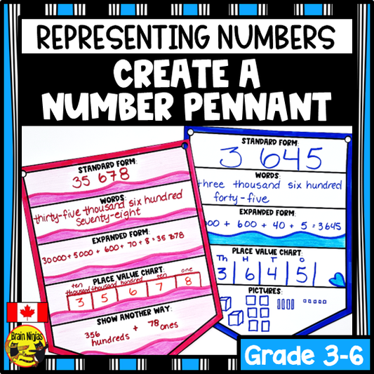 Free Number Sense and Place Value Activity | Paper | Grade 3 Grade 4 Grade 5 Grade 6