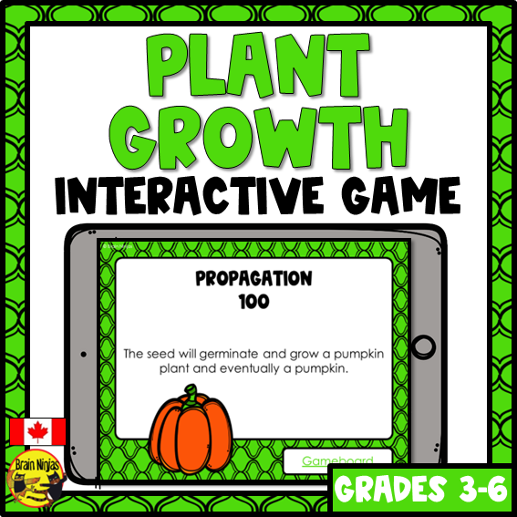Plant Growth and Changes | Interactive Review Game | Digital