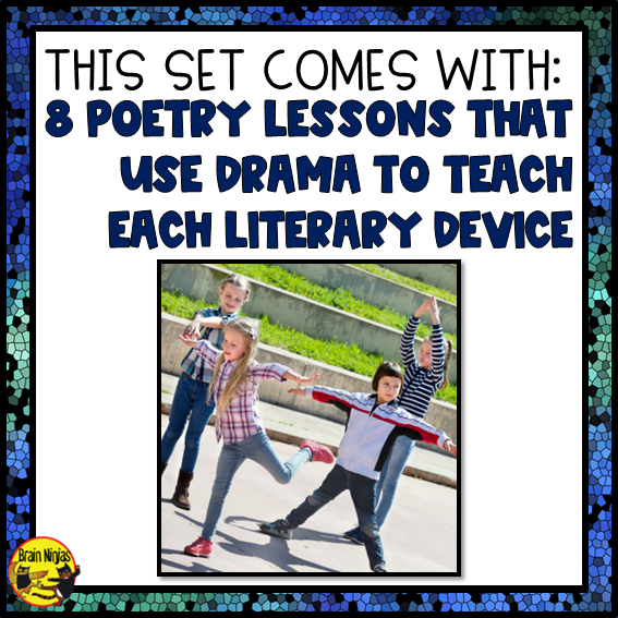 Poetry Through Drama | Lessons and Activities | Paper and Digital