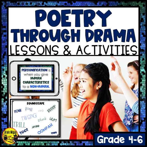 Poetry Through Drama | Lessons and Activities | Paper and Digital