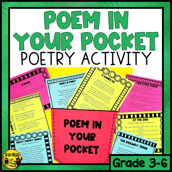 Poem In Your Pocket Poetry Activities | Paper