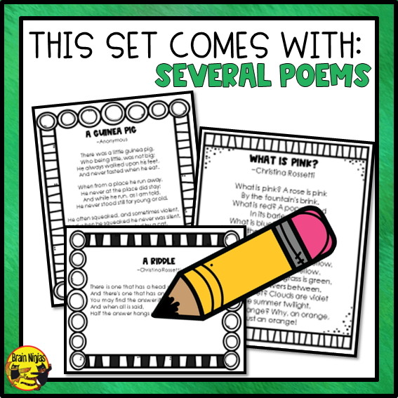 Poem In Your Pocket Poetry Activities | Paper