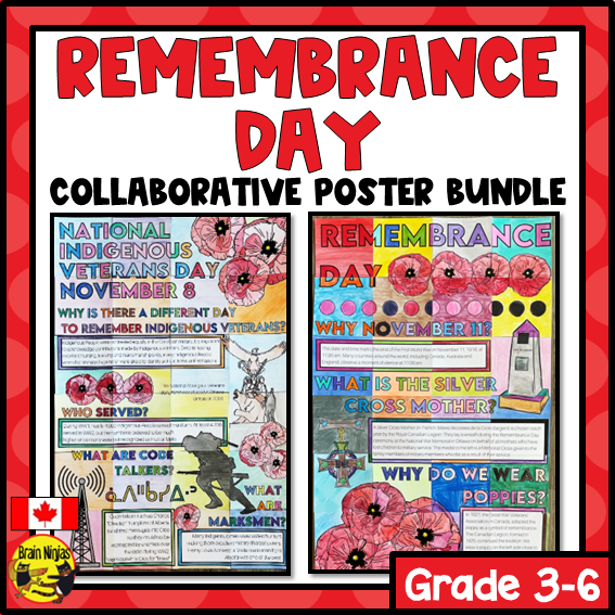 Remembrance Day Collaborative Poster Bundle | Paper