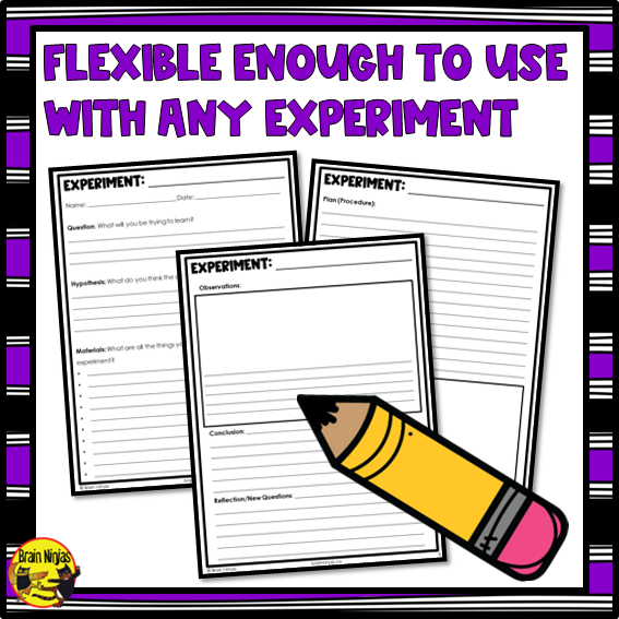 Free Chemistry Experiment Pages | Paper and Digital