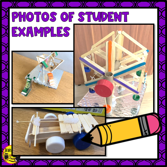Simple Machines | Design a Carnival Attraction | STEM Activity | Paper and Digital
