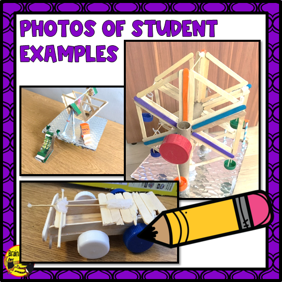 Simple Machines | Design a Carnival Attraction | STEM Activity | Paper ...