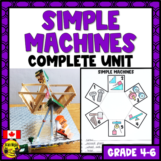 Simple Machines Unit | Bundle | Paper and Digital