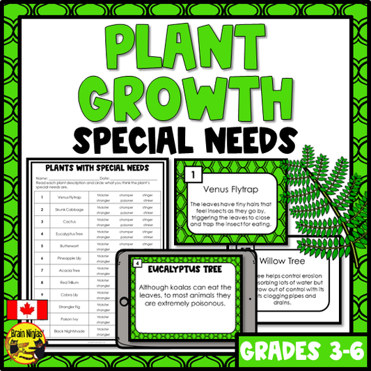 Plant Growth and Changes | Special Needs of Plants | Paper and Digital