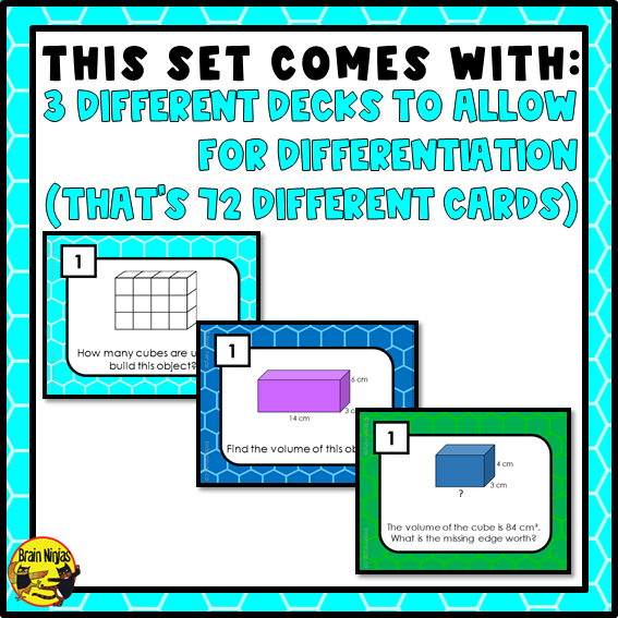 Volume of Rectangular Prisms Math Task Cards | Paper and Digital | Grade 5 Grade 6