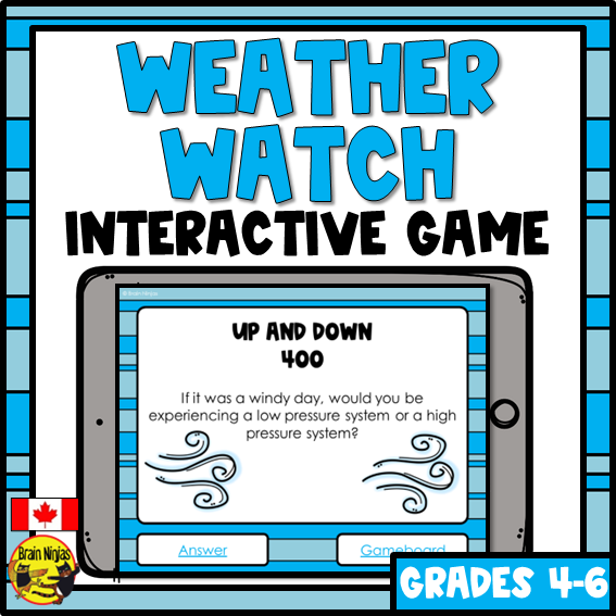 Weather Lessons | Interactive Review Game | Digital
