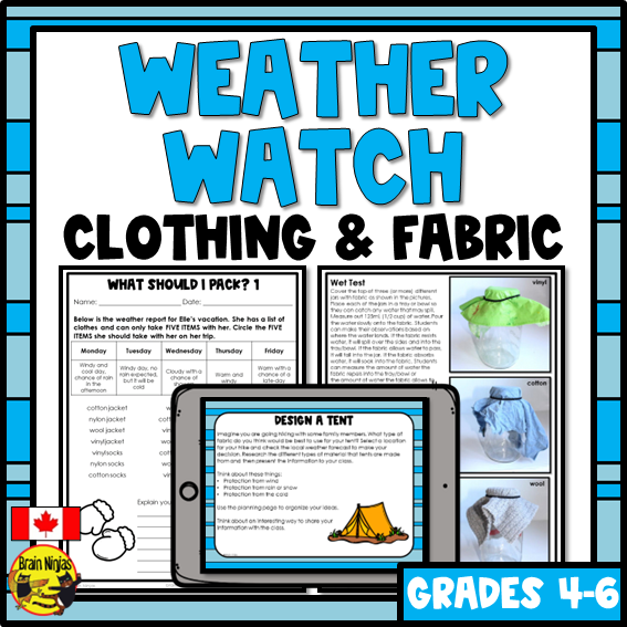 Weather Clothing and Fabric Experiments | Paper and Digital