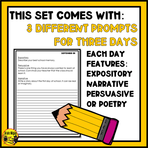 Free Daily Writing Prompts | Monthly Sample | Paper and Digital